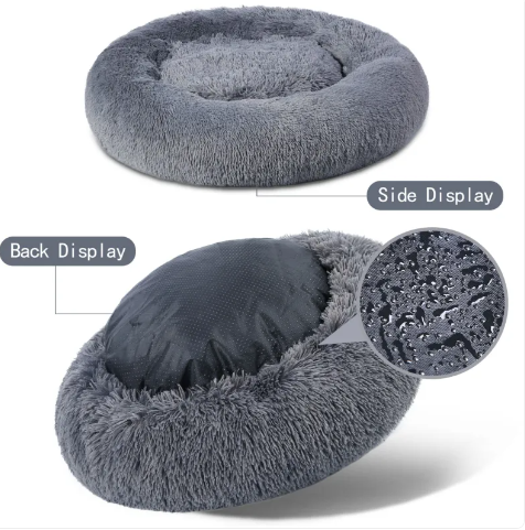Cozy Donut Pet Sleeper