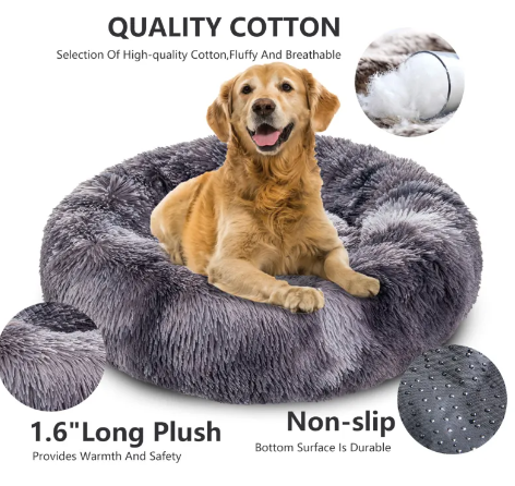 Cozy Donut Pet Sleeper