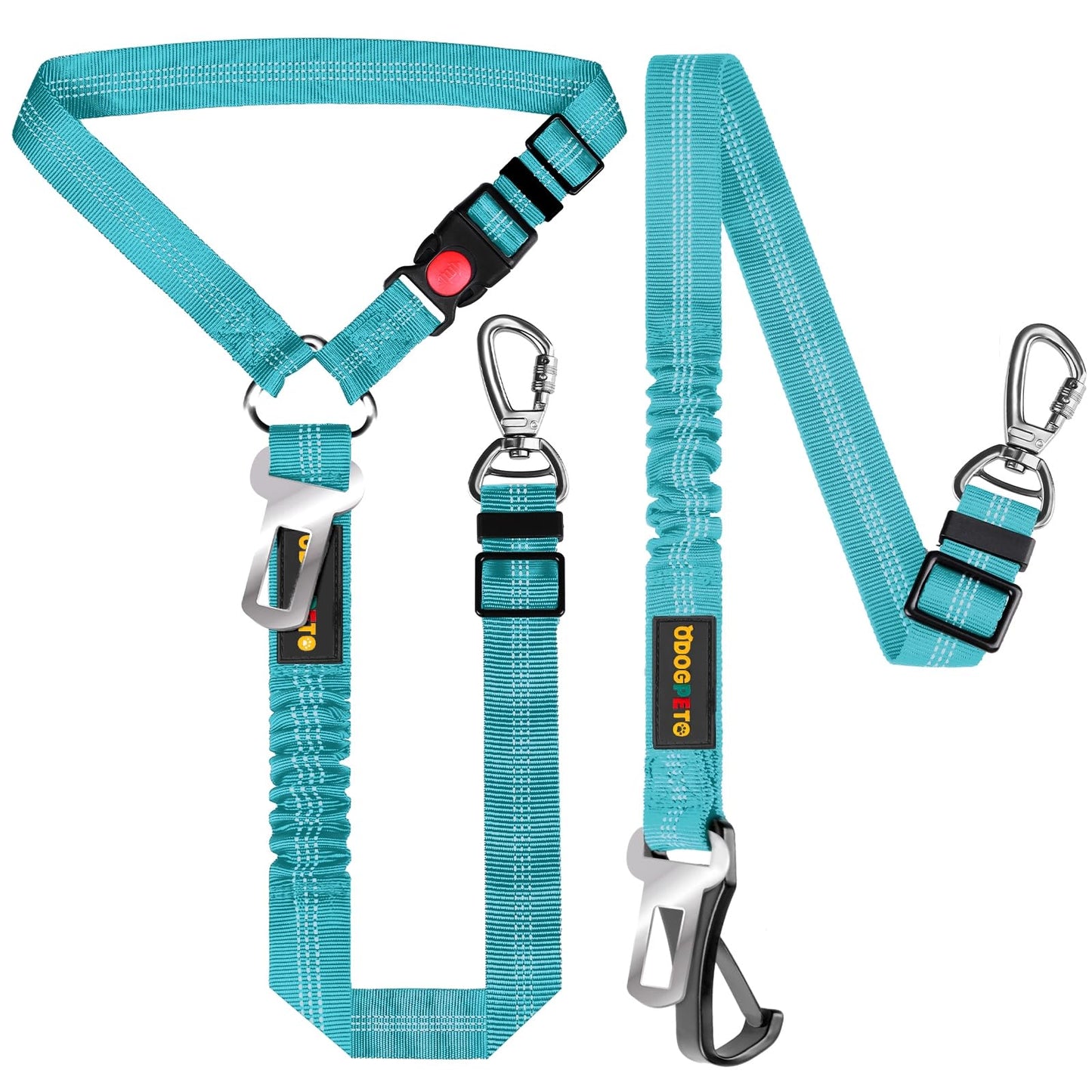 SafePup 4-in-1 Adjustable Dog Car Seatbelt