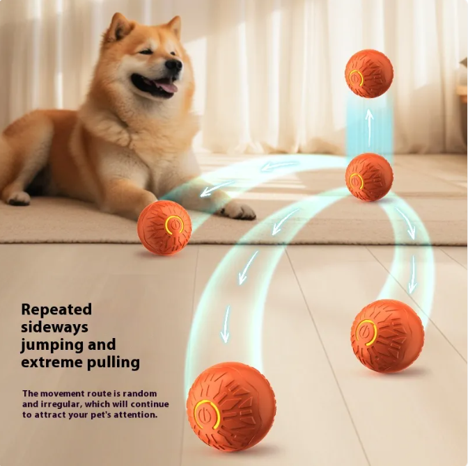 Electric PupTeaser Jumping Ball