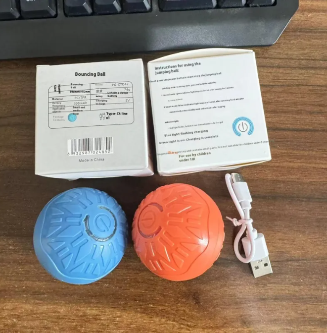 Electric PupTeaser Jumping Ball