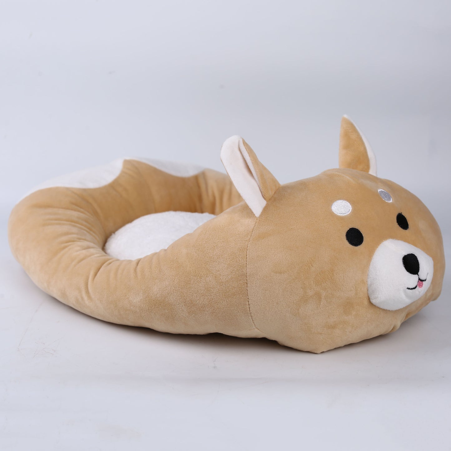 Cute Shiba Inu & Husky Cartoon Pet Bed for All Seasons